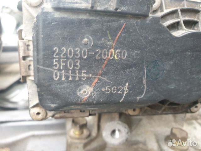 Дросельная заслонка 1MZ Toyota Alphard Лексус