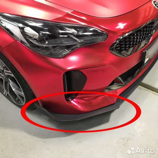 Сплиттер на бампер универсальный