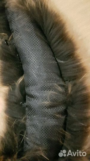 Воротник из енота