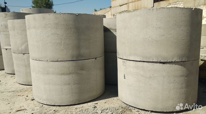 Кольца колодцев железобетонные фальцевые жб