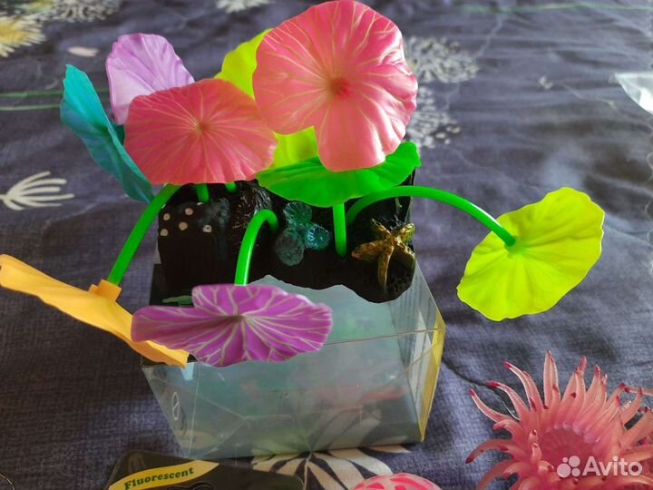 Силиконовые растения для аквариума