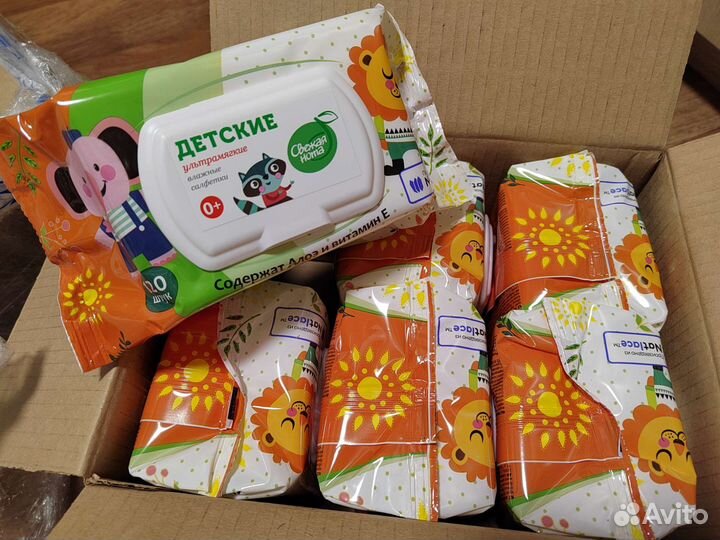 Влажные салфетки детские 720 шт