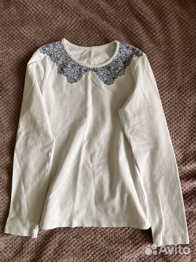 Блузка школьная, рост 134