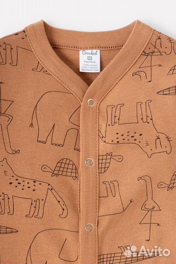 Комбинезон детский Crockid К 6259 звери на п (86)