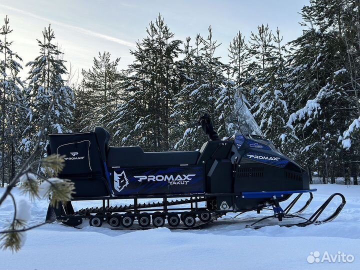 Снегоход promax yakut 500 long 2.0 4T 19 black