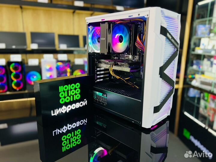 Игровой пк AMD Ryzen 5 5500/RTX 3050 8Gb/DDR4-16Gb