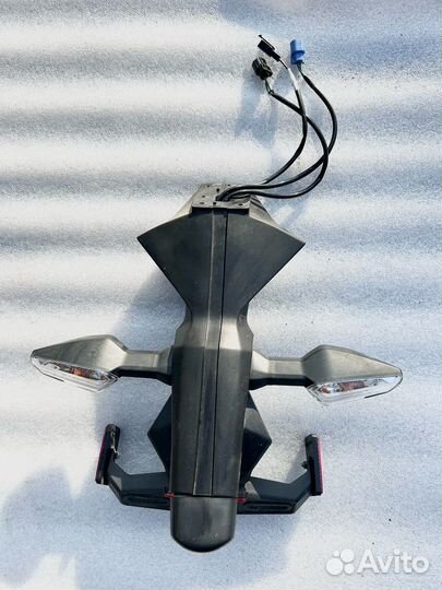 Kawasaki ER6F 2022 крепления номера