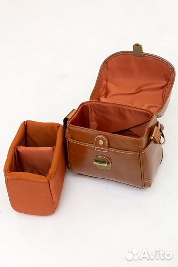 Сумка для фотоаппарата Fotokofr M (Цвет Карамель)