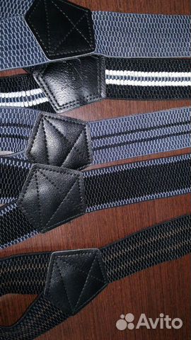 Подтяжки широкие мужские