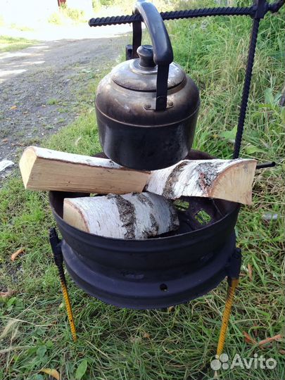 Компактная печка-гриль