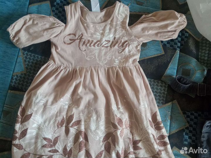 Детские вещи пакетом для девочек 104 110