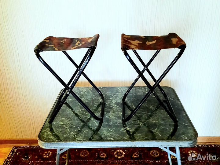 Стол складной туристический + два стула