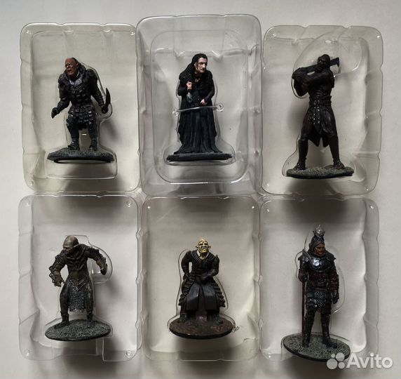 Фигурки Lord of the Ring коллекционные метал 6-8см