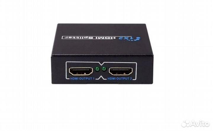 Разветвитель splitter 1x2 hdmi, FullHD 1080p, 3D