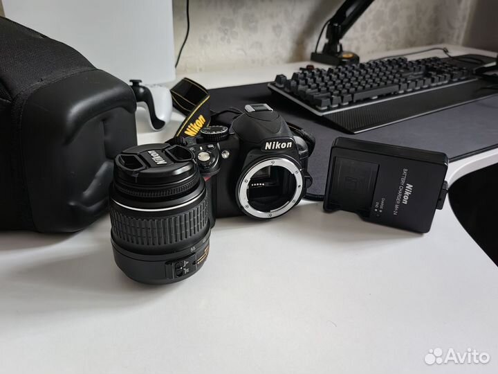 Nikon d3100 + объектив dx 18-55
