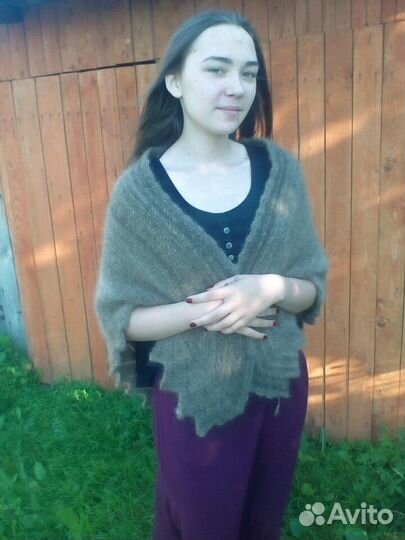 Шаль из собачьего пуха