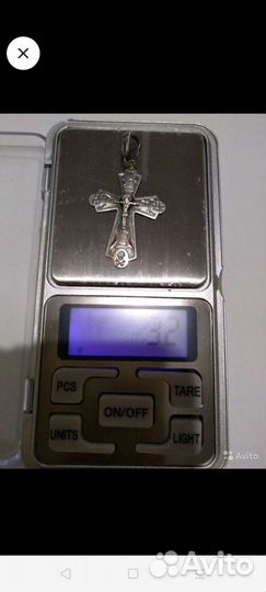 Серебряной крестик