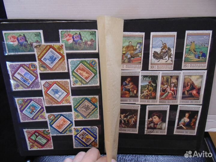 Альбом с марками Монголия 8