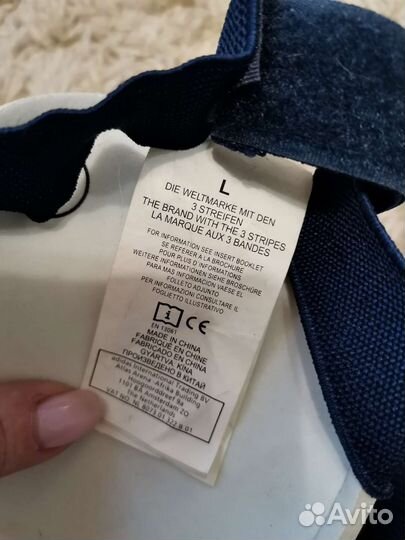 Футбольные детские щитки Adidas и гетры Lotto