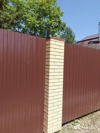 Заборы из профнастила