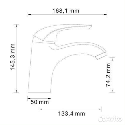 Смеситель для раковины wasserkraft Rossel 2803