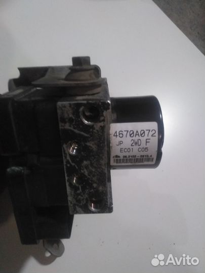 Блок ABS mitsubishi lancer x 4670A072