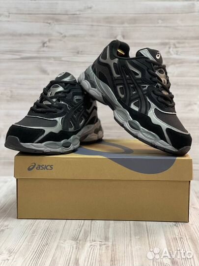 Кроссовки asics gel nyc black термо