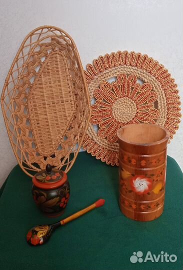 Хохлома, посуда, декор