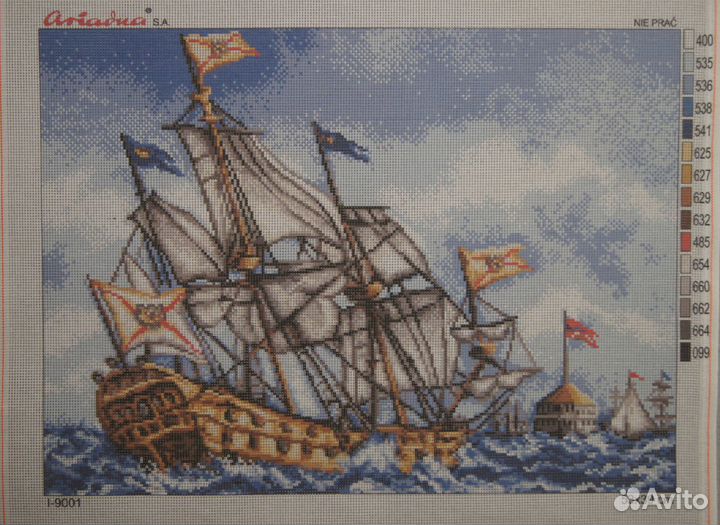 Канва с рисунком для вышивания Ariadna