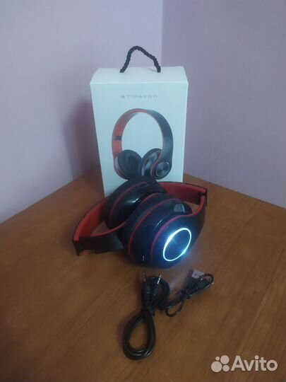 Большие беспроводные блютуз наушники для телефона