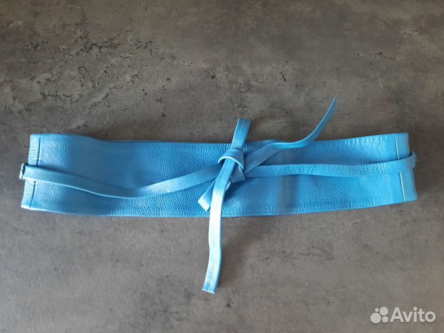 Новый кожаный пояс кушак Mango