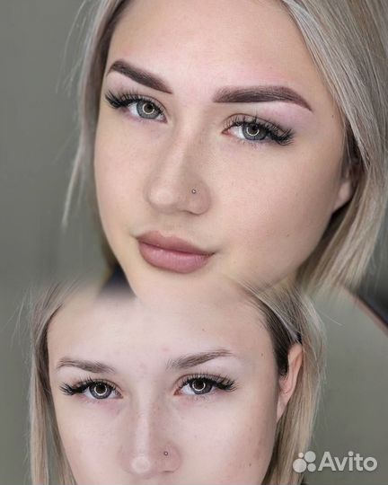 Перманентный макияж бровей