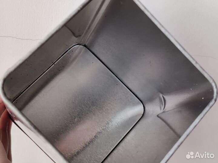 Жестяная банка для сыпучих продуктов, 2 шт