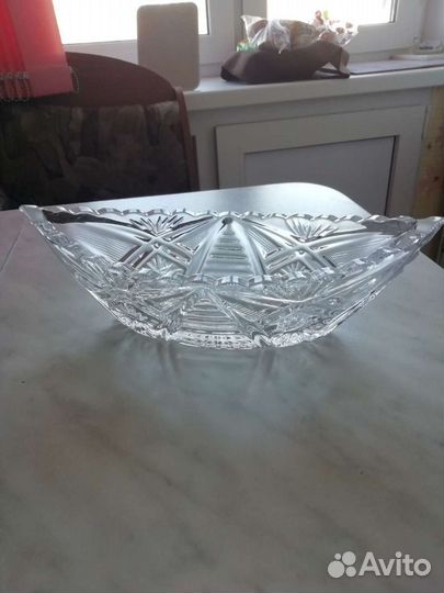 Салатницы хрустальные