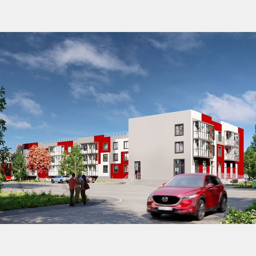 2-к. квартира, 65,8 м², 2/3 эт.