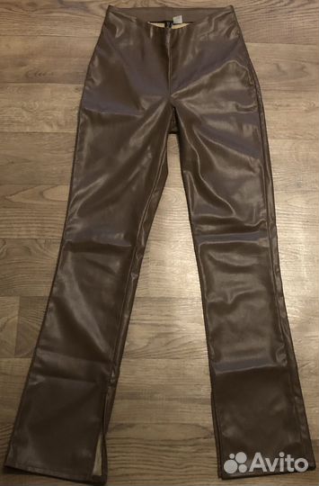 Брюки кожаные
