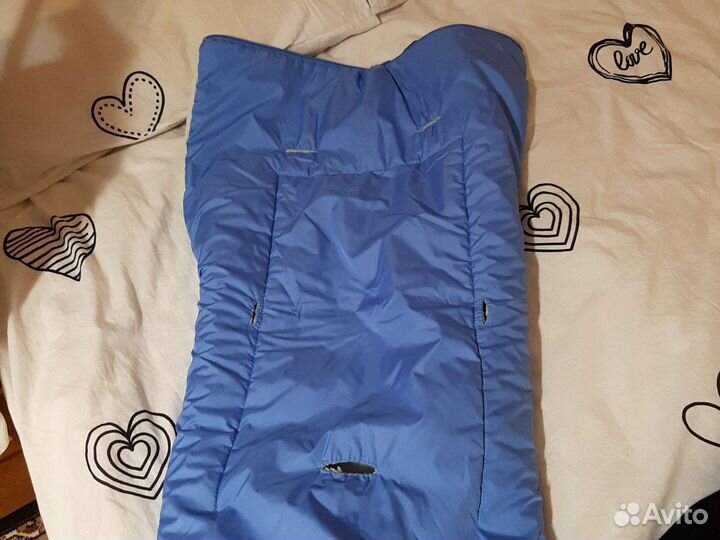 Зимний конверт в коляску на овчине