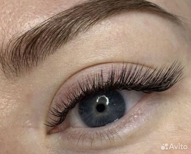 Наращивание ресниц на дому с выездом надом