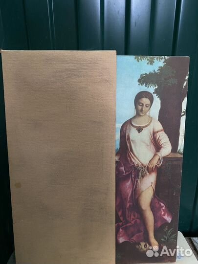 Картина живопись в коробке, люкс состояние