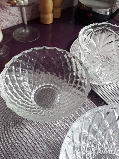 Ваза хрустальная