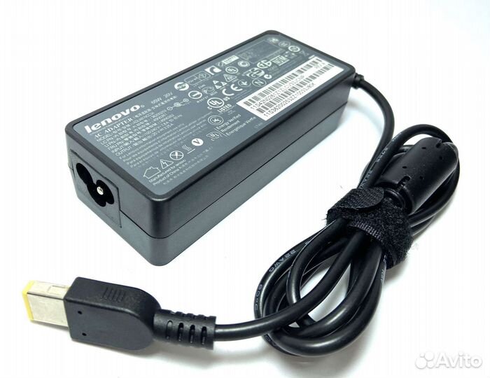 Блок питания new lenovo 65w 20v 3.25a