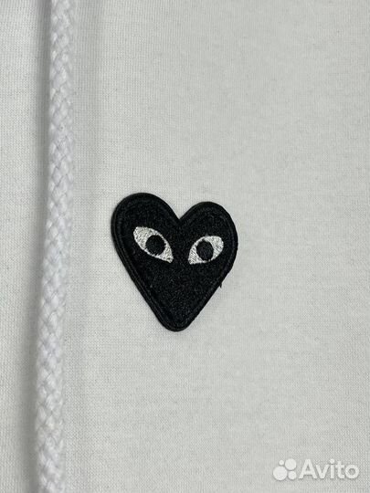 Зип худи Comme Des Garçons на руках