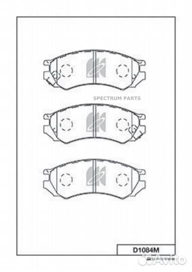 Колодки тормозные kashiyama D1084M