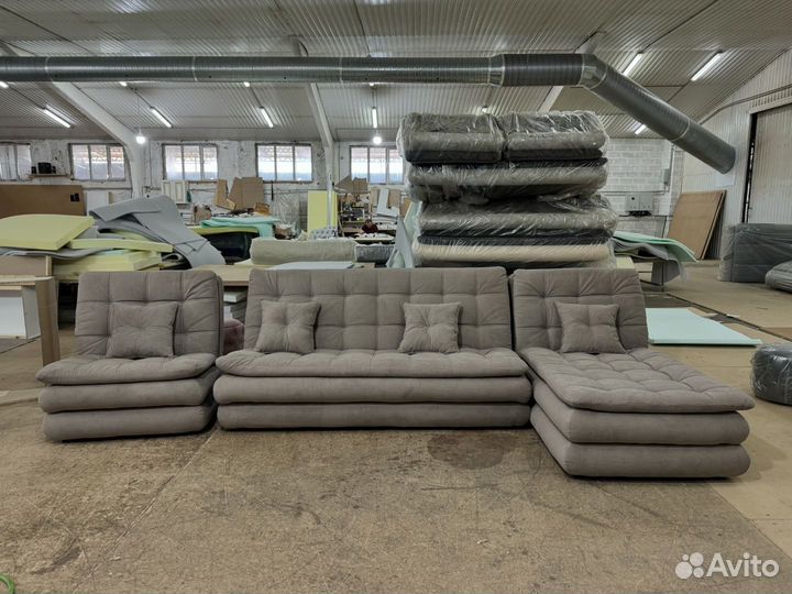 Диван Релакс, комплект диван, оттоманка, кресло