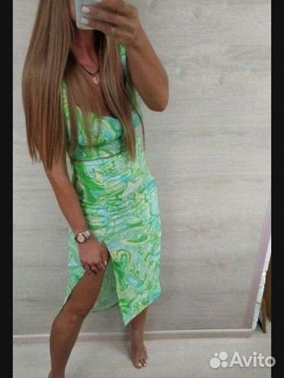 Костюм топ и юбка s-m