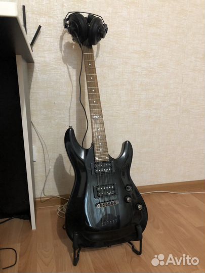 Электрогитара Schecter + Звуковая карта