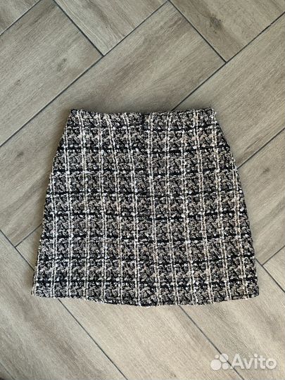 Юбка твидовая