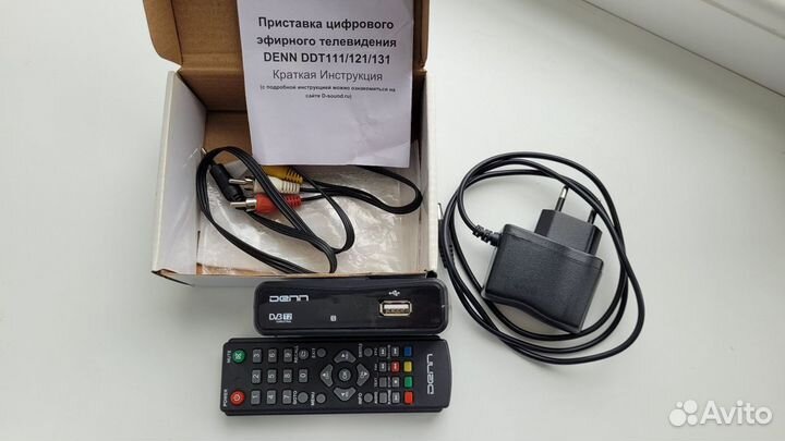 Цифровой тв приемник dvb-t/t2 denn