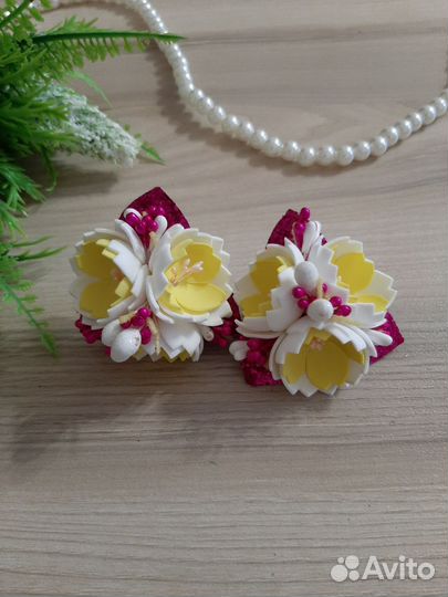 Резинки для волос ручной работы