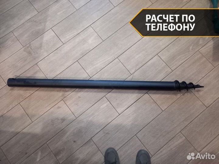 Винтовые сваи под забор, теплицу, беседку